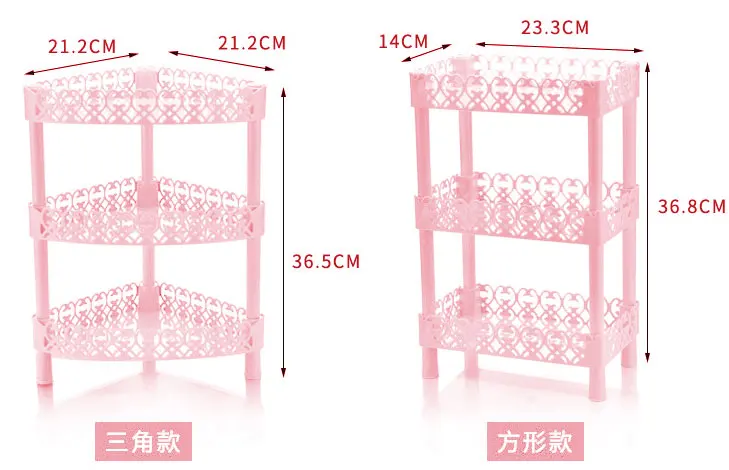 hello kitty multifunctional storage rack desktop organizer bathroom toilet cute cosmetics shelf kitchen supplies storage cabinet free global shipping