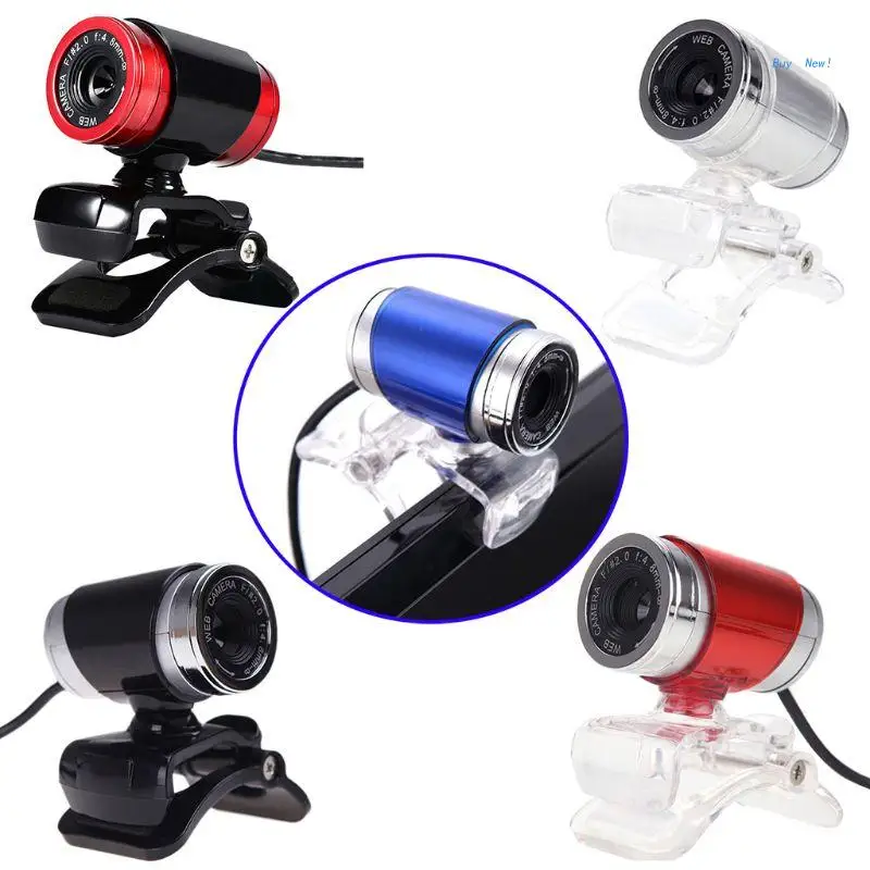 

Video Webcam with Microphone Clip CMOS for Image for Computer PC Desktop