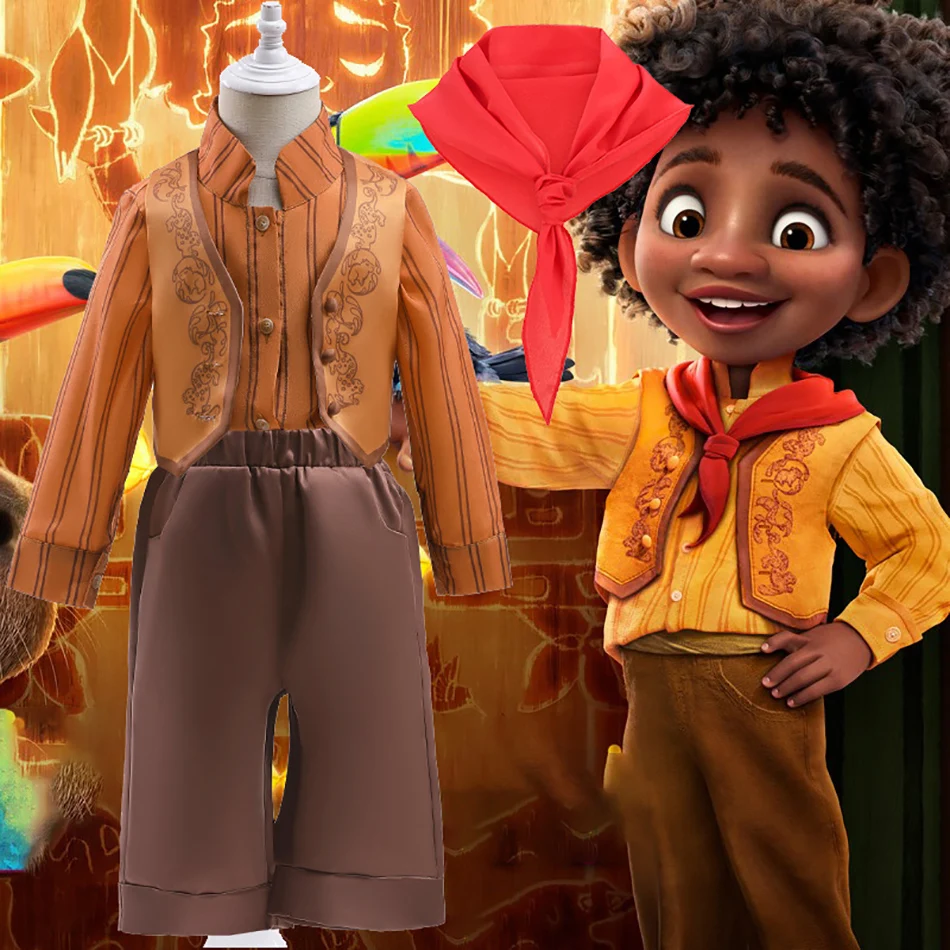 2022 Очаровательный детский костюм для косплея мальчиков комплект одежды Антонио