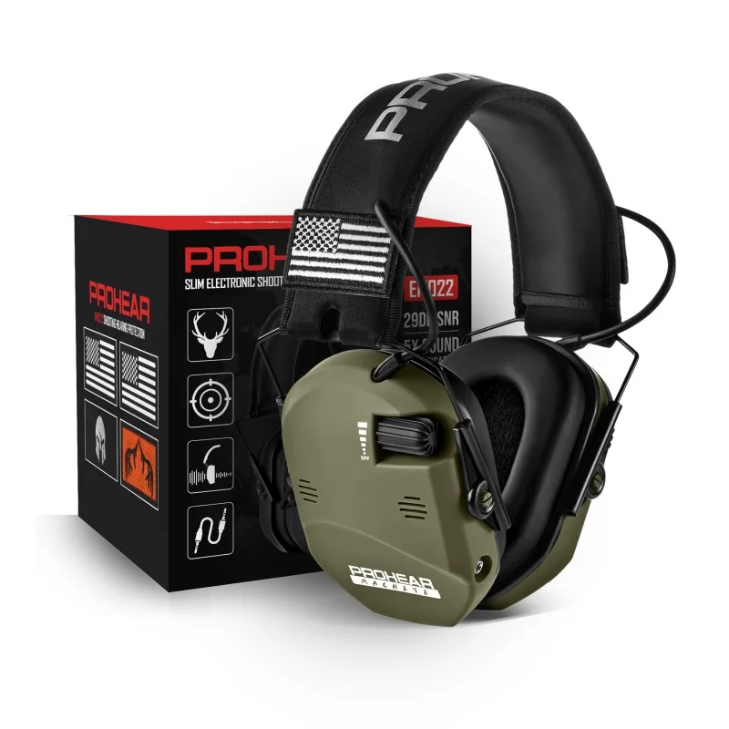 

PROHEAR Шумоподавляющие охотничьи наушники 5X усиление
