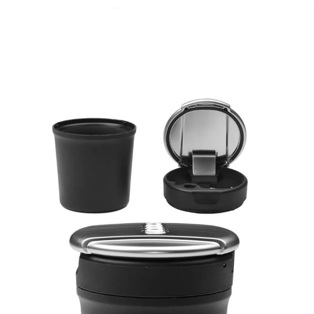 

Chrome plating style original ashtray for Audi A3 A4L A5 A7 Q3 Q5L A6L A8L ashtray storage box chrome trash can Accessories