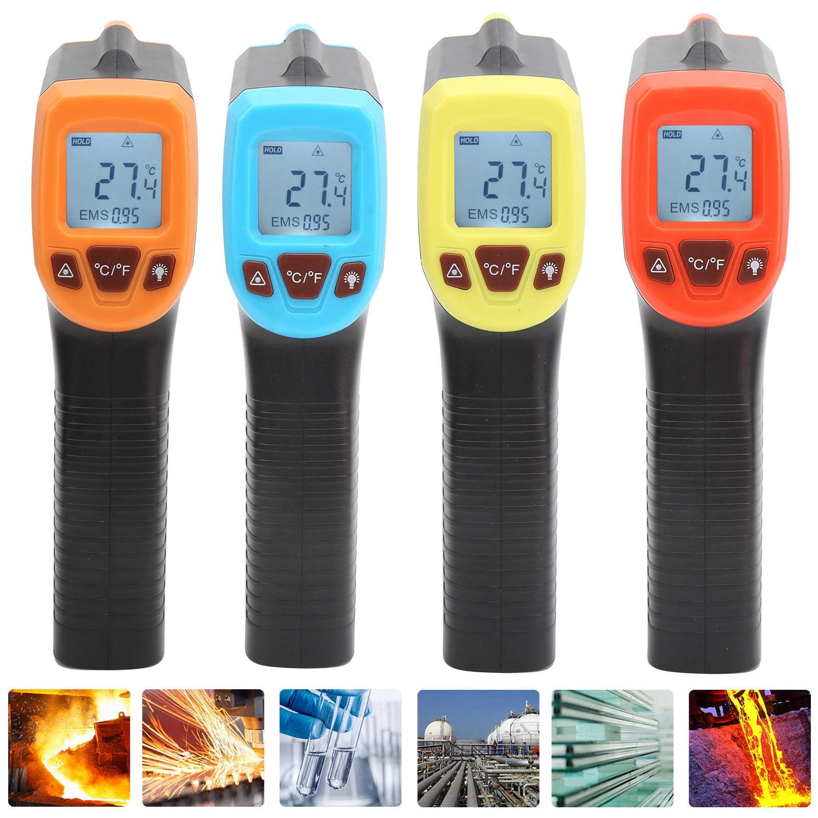 Инфракрасный Термометр GM320S С ЖК-дисплеем Пистолетный Тип Измерение Температуры