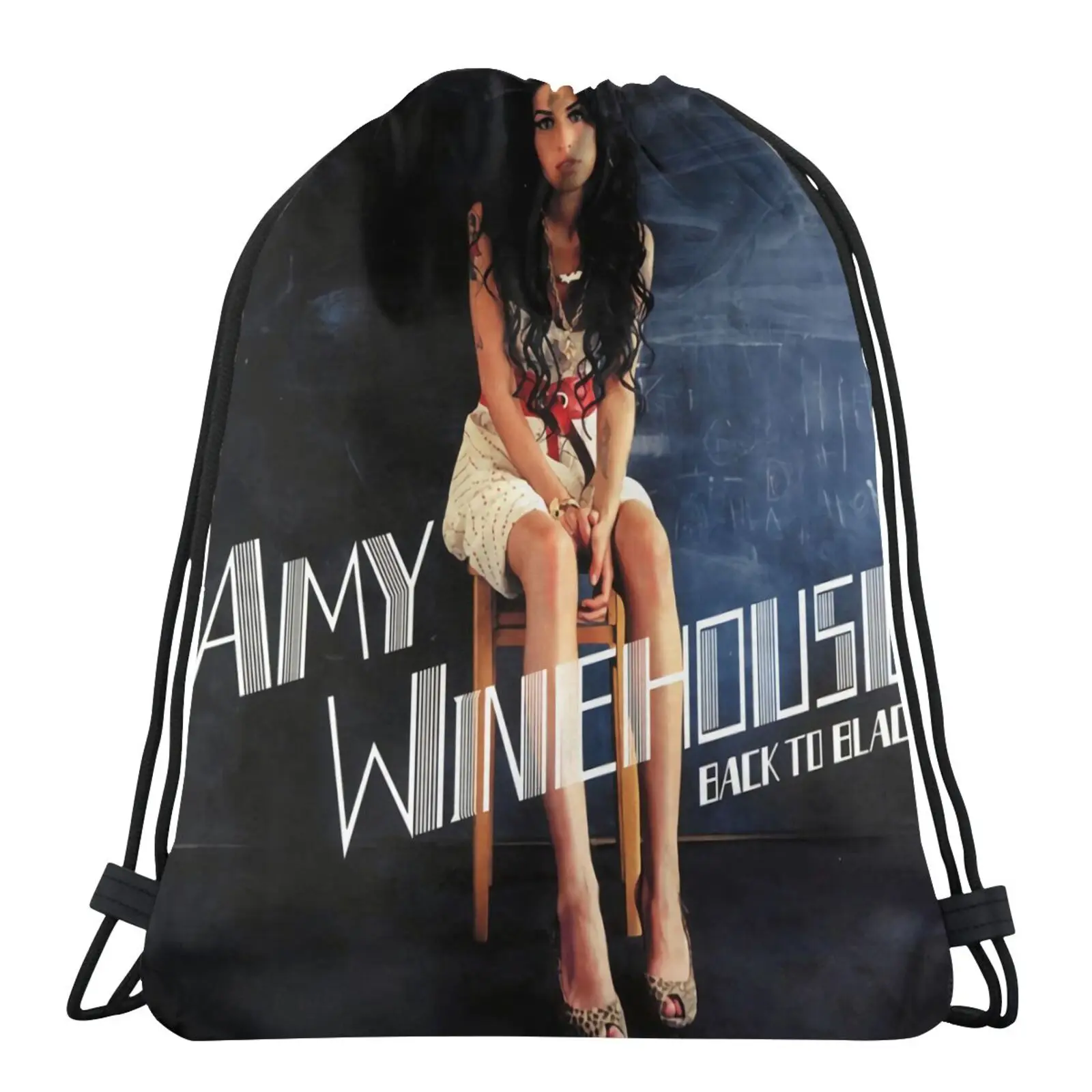 

Amy Winehouse Back To Jazz 5562 Bag Cute Bag Shopper With Anime Bag Ropes Mirror Pocket Screen Bag Bag Bag Drawstring Backpack