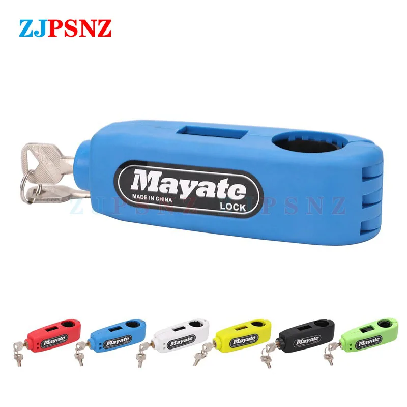 

Universal Motorcycle Lock Handlebar Safety Lock Brake Throttle Grip Anti Theft Protection Security Locks Scooter Handlebar Lock