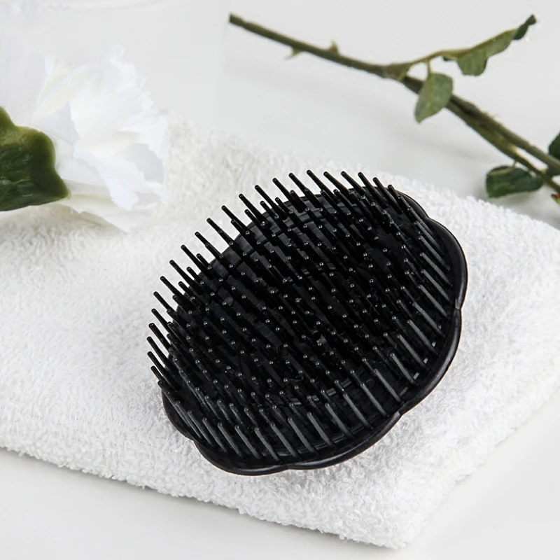 

2 Pcs Head Massage Brush Soft glue Shampoo brush Bathroom Products Plastic Sanitary comb Washing Hair Scalp Shower Body