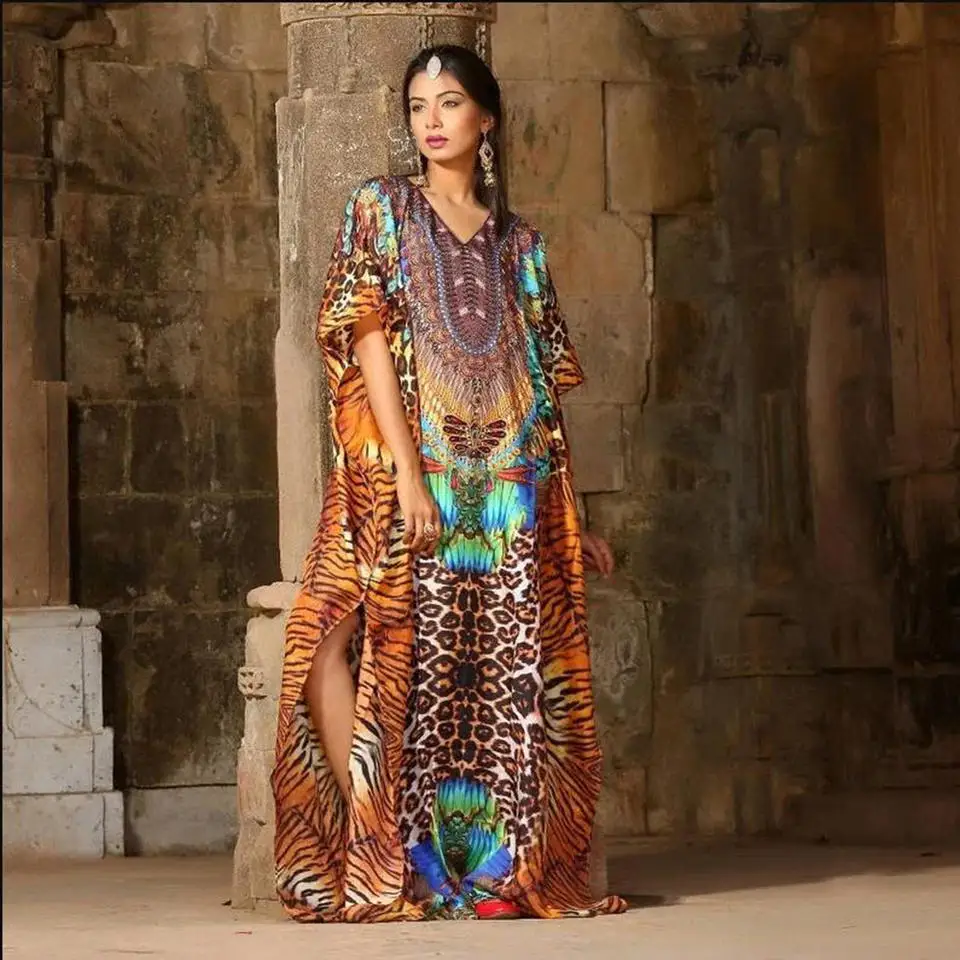 

2022 New Design Plus Size Muslim Gown Bohemian Dresses For Women Wholesale China