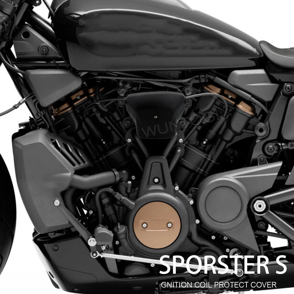 

2021 2022 RH1250 New Motorcycle Accessories Gnition Coil Protect Cover Oil Cooler Cover Radiator Guard For Sportster S RH 1250 S