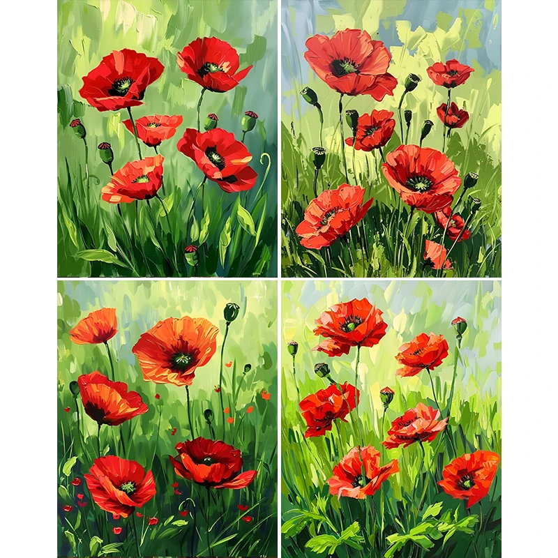 Картина по номерам на холсте из акриловой смолы