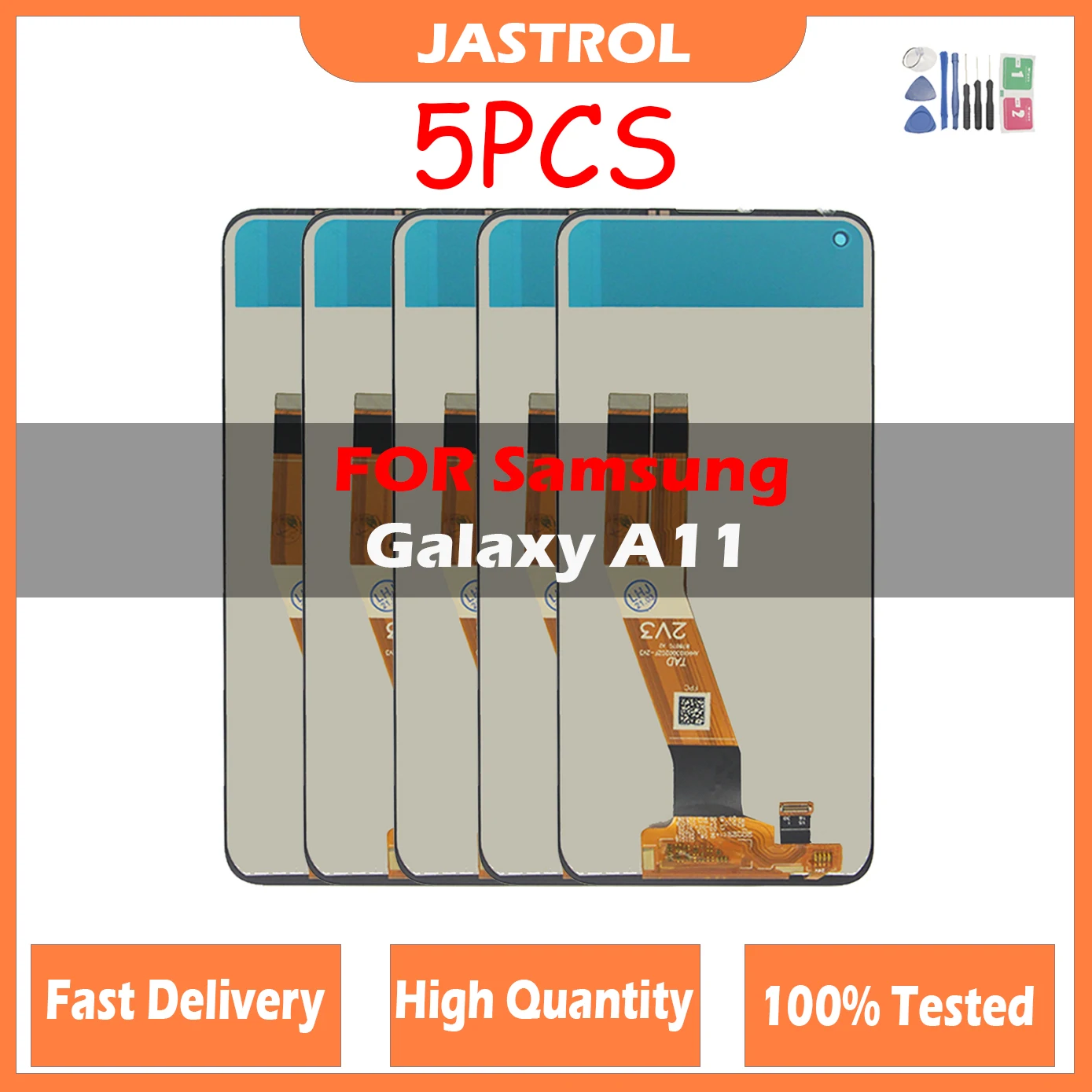 5 шт./партия сенсорный ЖК-дисплей для Samsung Galaxy A11 A115