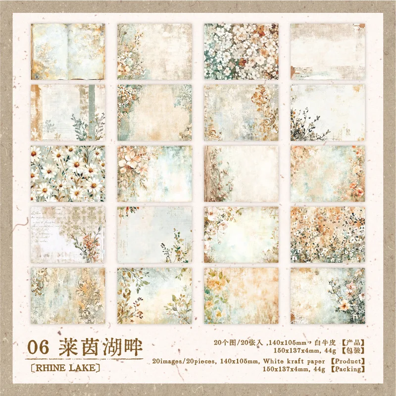 

Блокноты Amengguo, иллюстрированные свитки, набор из 20 штук