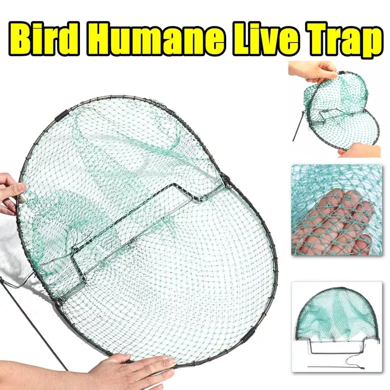 

1PC Bird Net Effective Humane Live Trap Hunting Sensitive Quail Humane Trapping Hunting Pest Control Garden Supplies Mouse Trap