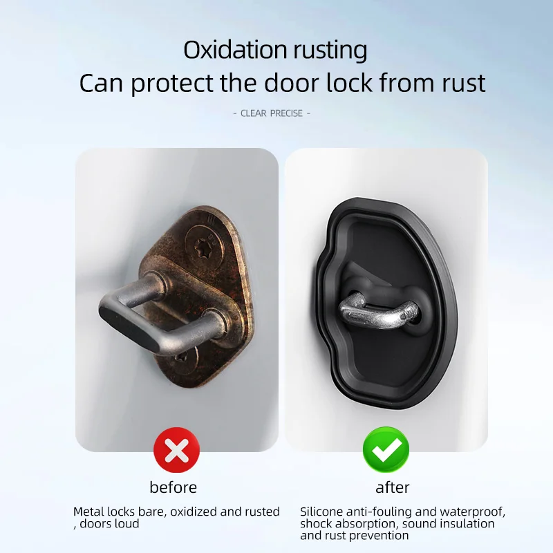 Для Tesla Model 3 X Y S крышка дверного замка автомобиля защитные аксессуары для