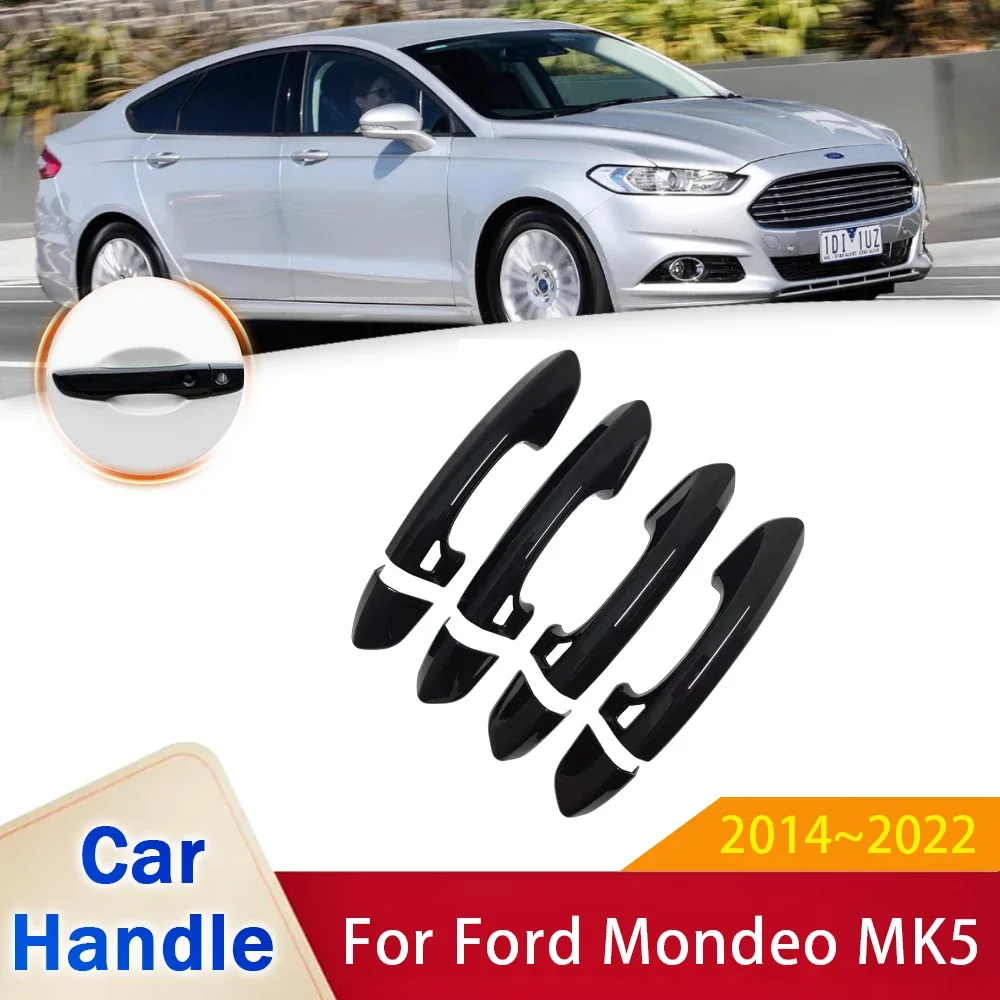 Глянцевая Черная Умная Наклейка Для Ford Mondeo Fusion 5 Mk5 Cd391 Защитная Пленка Дверной