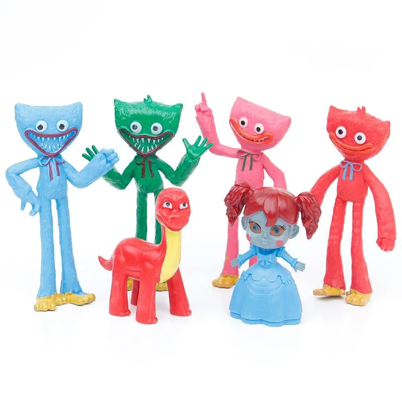 

Poppy Playtim Action Figure Toys Game Huggy Wuggy Plush Toy Doll Hagi Vagi Scary Model Collectible New Year Gifts Toys For Kids
