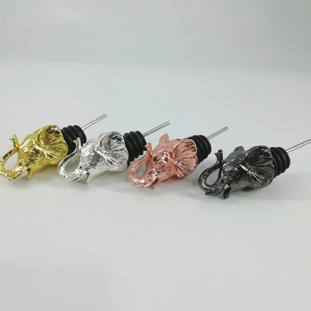 Крышки для бутылок пробки из сплава форма головы слона насадка животных аэратор