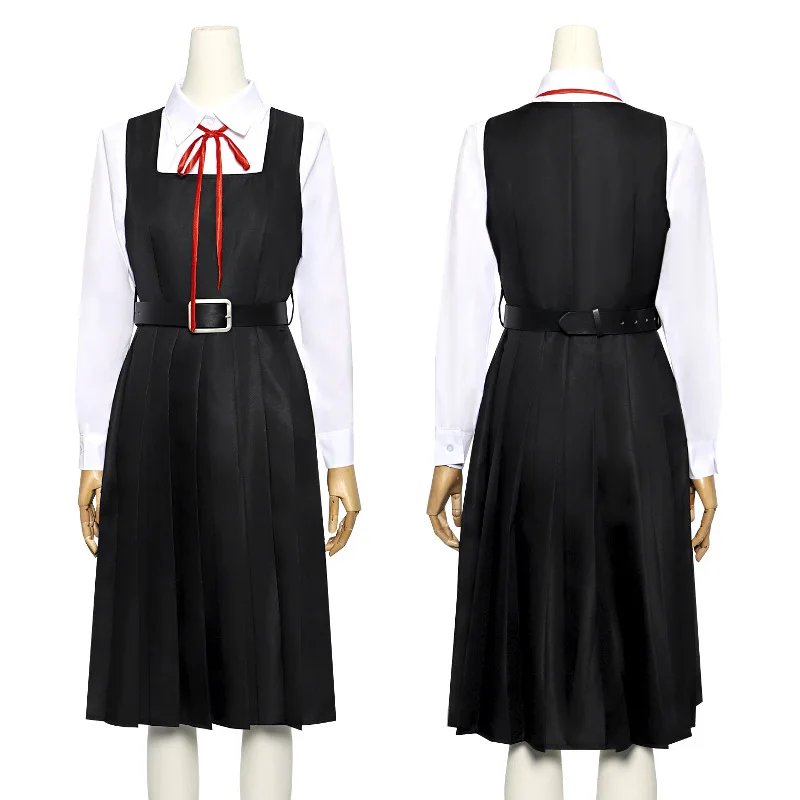 

Аниме бензопила Мужская Косплей черная Униформа Mitaka Asa Косплей Костюм плиссированная юбка вторая война Косплей Японская школьная униформа