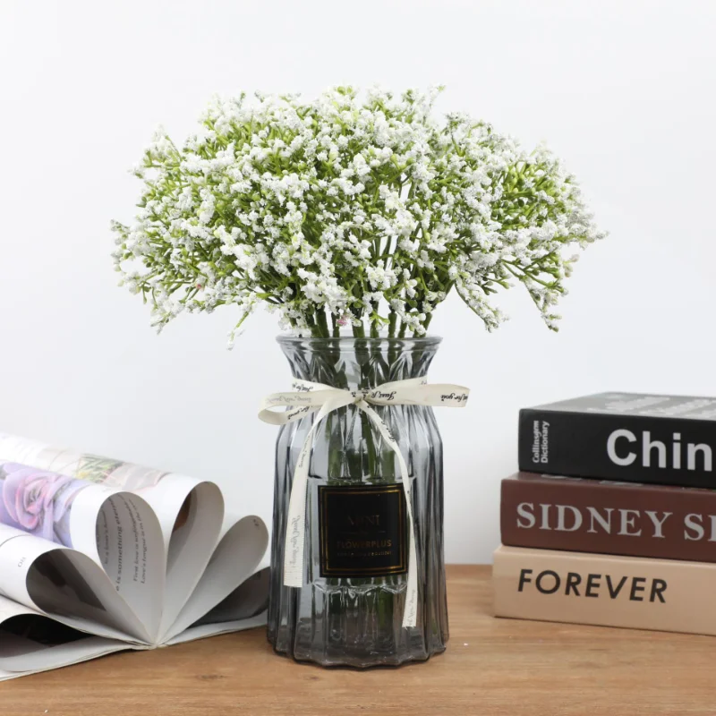 

12 шт., сухие цветы Babysbreath