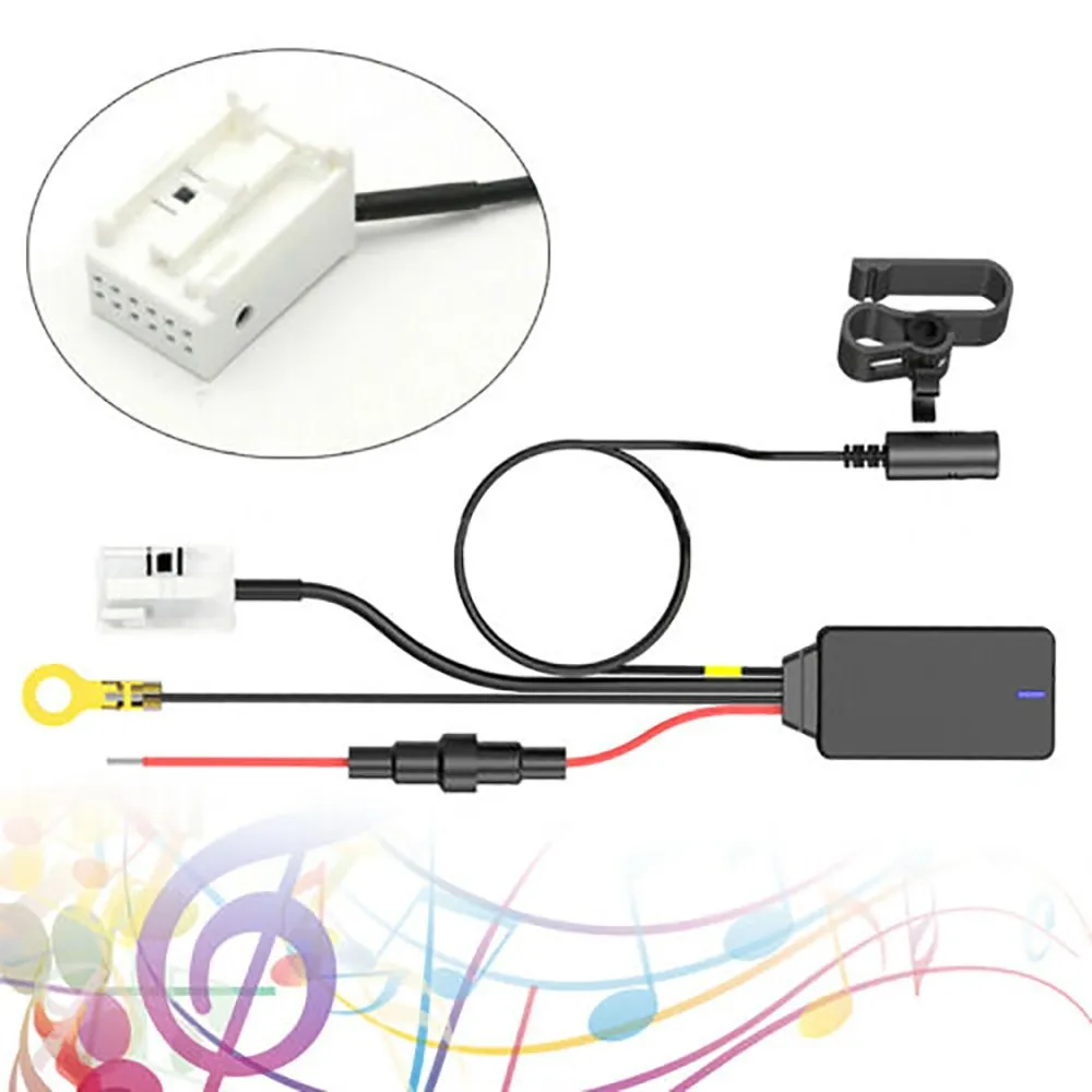 

Kit Bluetooth Adapter Music Playing 240 (Mbps) Adapter Cable Car Brand New