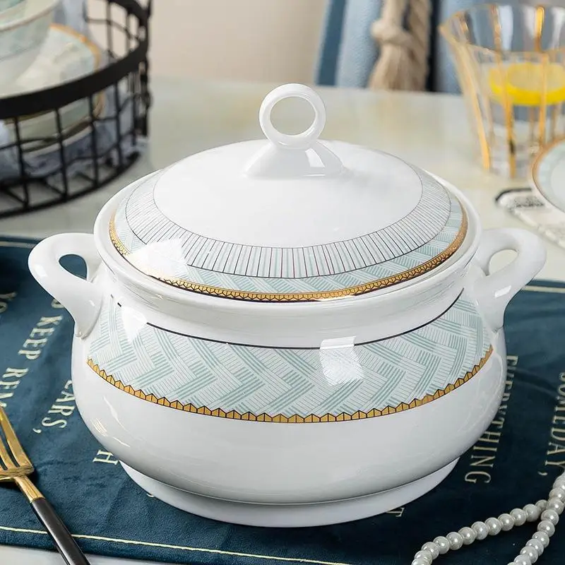 

Набор роскошных обеденных тарелок Vajillas, набор керамических кухонных тарелок с зарядным устройством