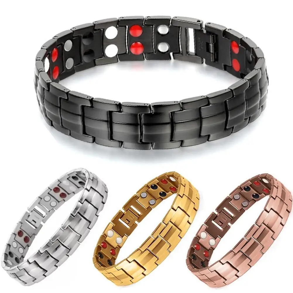 

Health Care Magnetic Bracelet Weight Loss Anti-Fatigue Therapy Bracelets For Men Women Arthritis Pain Relief Energy Jewelry Gift