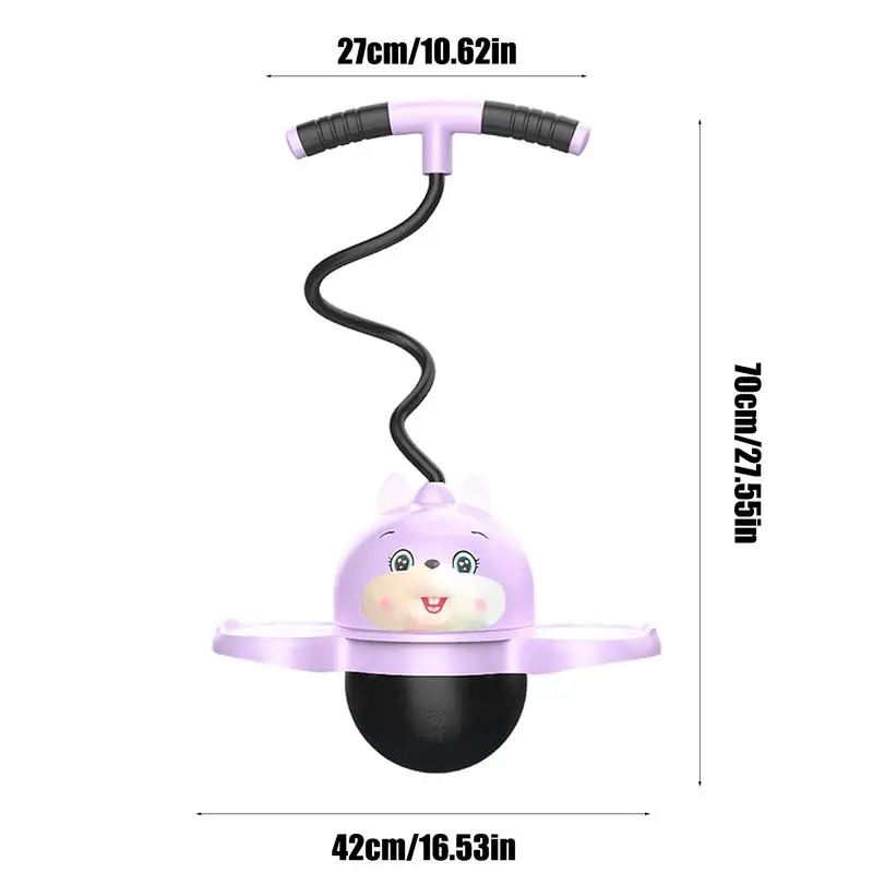 Джемпер Pogo с ручкой мультяшный гибкий джемпер износостойкий прыгающий шар