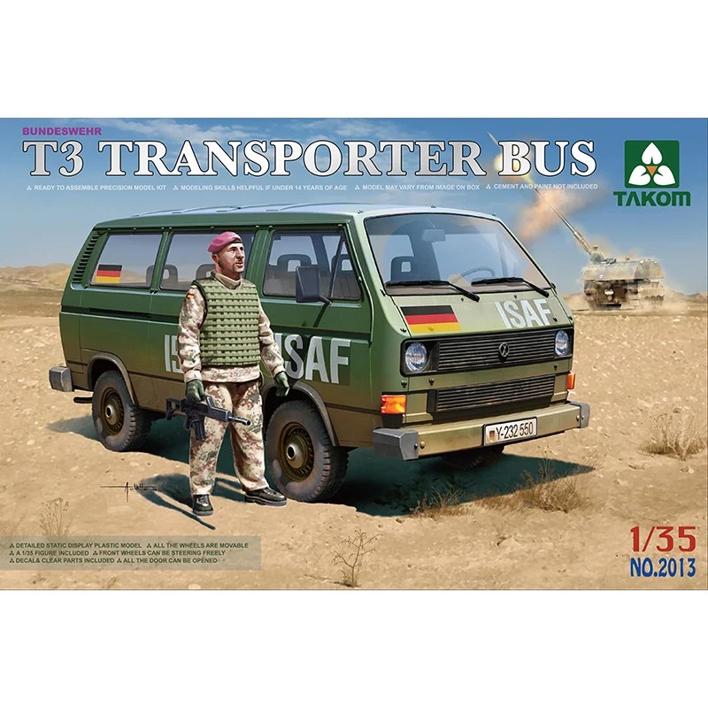 

Takom 2013 1/35 Scale T3 Transporter Bus w/Набор для сборки фигурки, модель