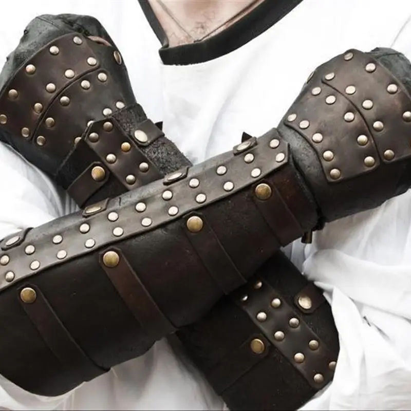 Европейский и американский средневековый паровой кожаный доспех военный с