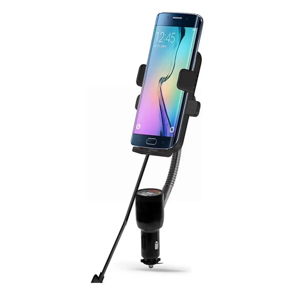 

Держатель для телефона с двумя USB-портами, вращающийся на 360 градусов