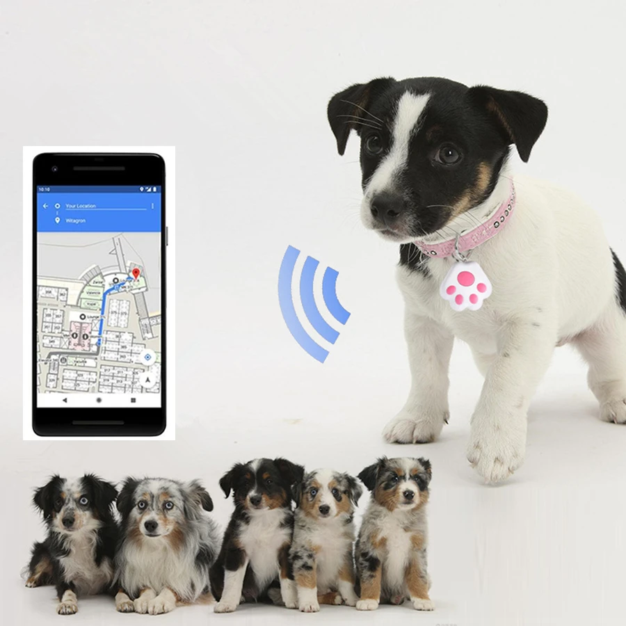 Portable Mini Cat Dog Pet Tracking Locator Anti-lost Tracking Device For Child Mobile Key Finder Tools Bluetooth 5.0 Hidden GPS images - 6