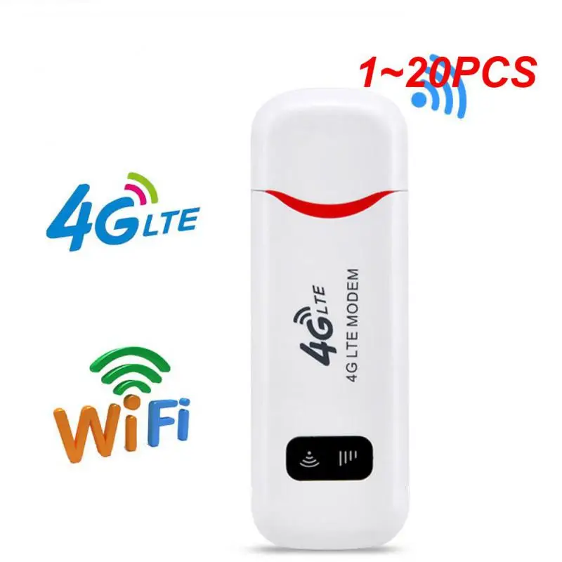 

1 ~ 20 шт. беспроводной LTE Wi-Fi роутер 4G SIM-карта портативный 150 Мбит/с USB-модем карманный хот-спот Dongle мобильный широкополосный для домашнего Wi-Fi