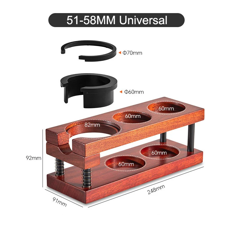 

Деревянная станция для тампера для кофе 51-58 мм