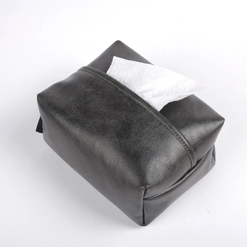 

Коробка для салфеток из воловьей кожи в стиле ретро, Классический чехол для офиса, ресторана, выдвижного ящика, дома, с креплением в машине, и...