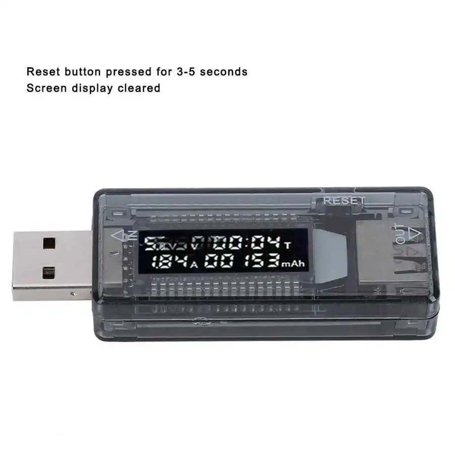 USB-тестер вольтметр амперметр измеритель мощности инструмент для тестирования