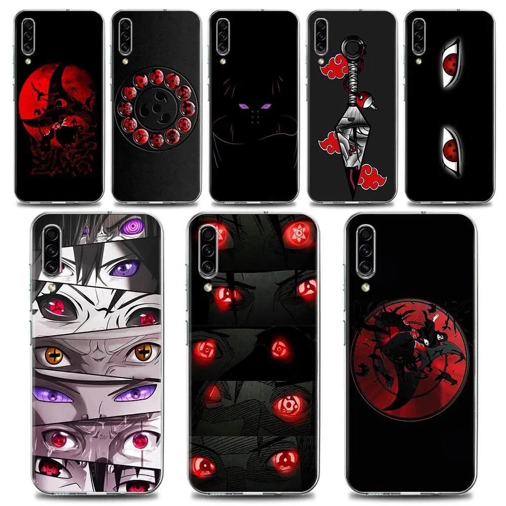 

Clear Soft Silicone Case For Samsung Galaxy Note 20 Ultra 5G 8 9 10 Lite Plus A50 A70 A20 A01 Cover Anime Japan Ninja Naruto Eye