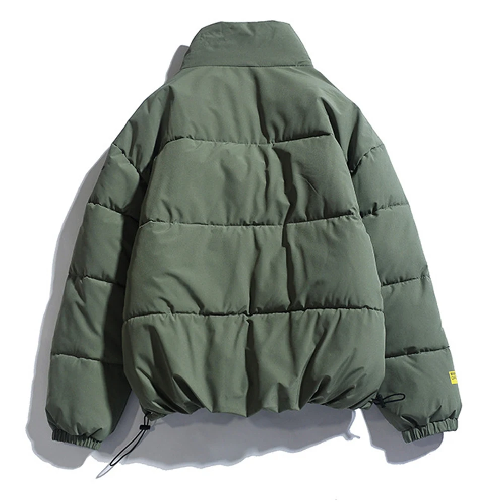 ERIDANUS 2022 male winter coat new slim fit thick padded coats Casual stand-up collar solid color men's cotton clothing MWM151