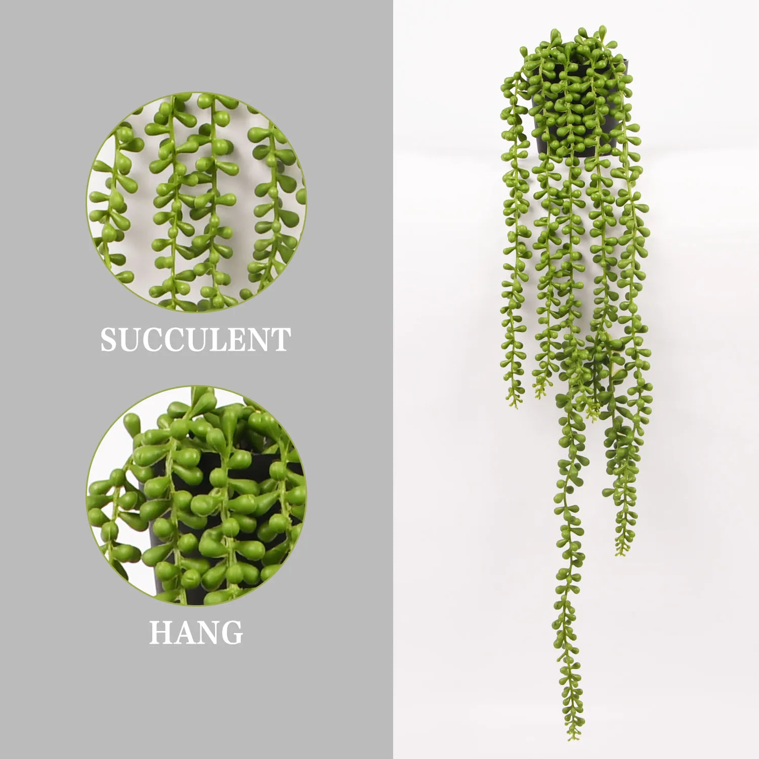 Искусственные растения лоза подвесной плющ папоротник трава зелень растение