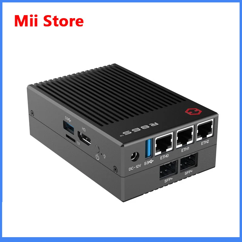 R86S Soft Routing Multi-net port, Intel mini host N5105 8GB/16GB 10 Gigabit fiber port 2.5G