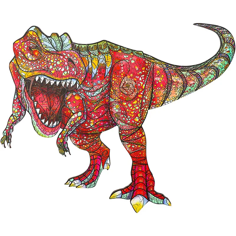 

Wooden Puzzles Alien Animal Shaped Dragon Puzzles for Adults Kids A3 A4 A5 Jigsaw Game Toy Museum Collect Artwork Dropshipping