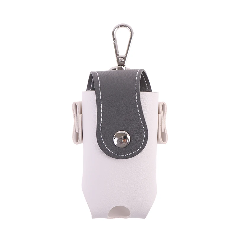 

Portable Golf Ball Holder Waist Bag Leather Cool Golf Tee Bag Sports Accessory Small Golf Ball Bag