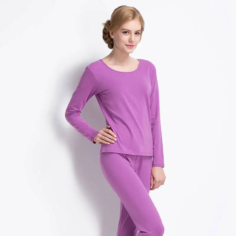 

Women Thermal Underwear Set Warm Winter Wear Clothes Cotton Thermo Lingerie Thermal Suit Female Tops Pants