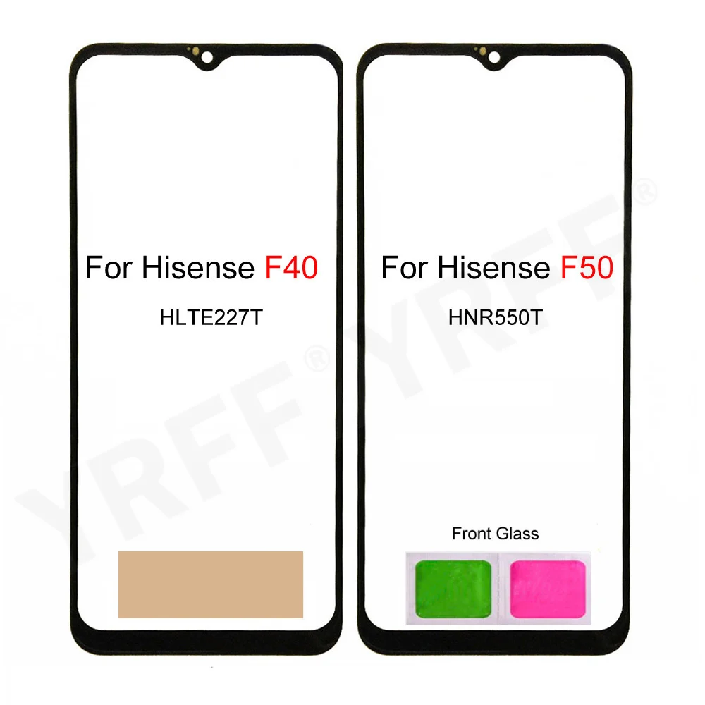 Панель сенсорного экрана для Hisense F40 HLTE227T, стекло для Hisense F50 HNR550T, панель ЖК-экрана, запчасти для ремонта телефонов