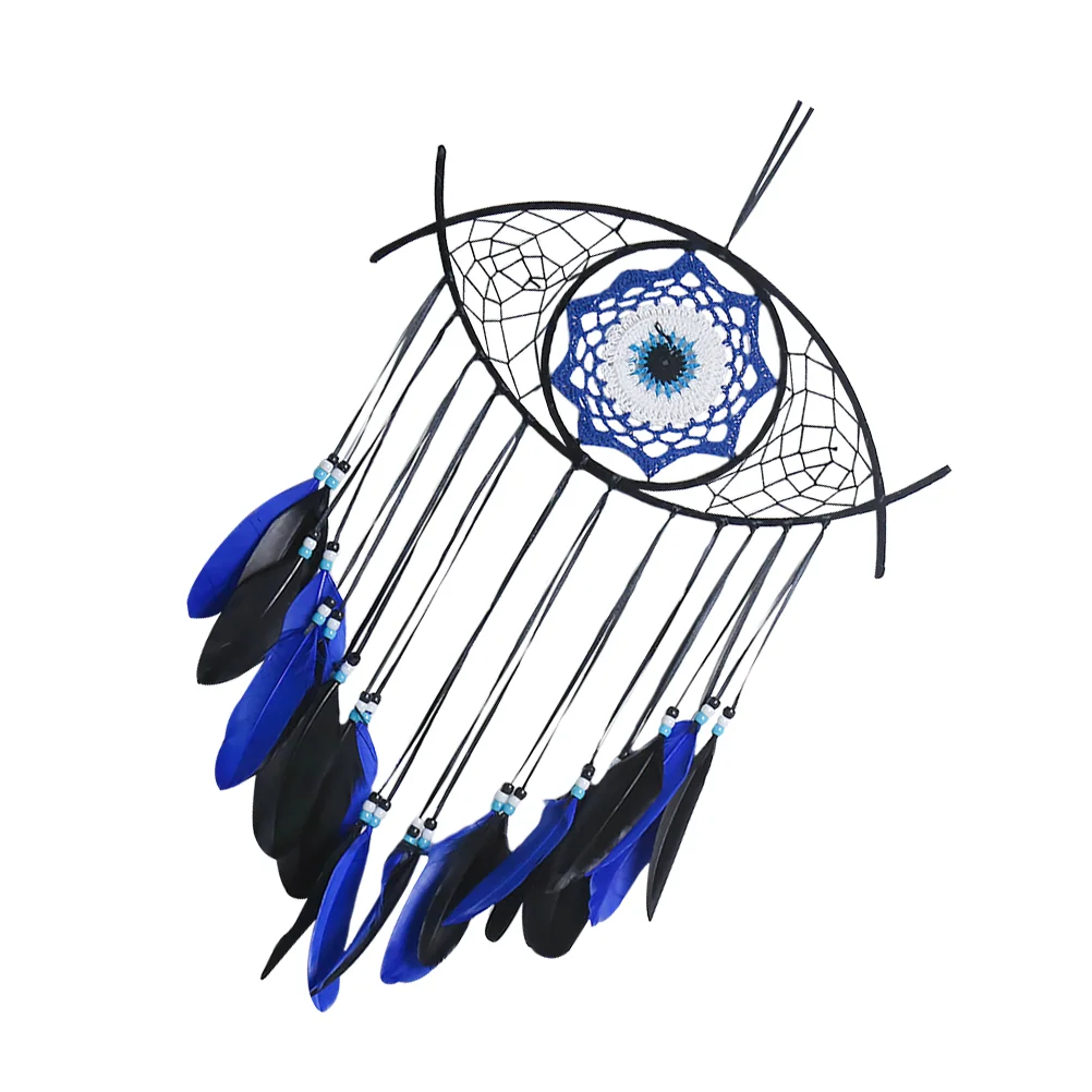 

Decoration Home Dream Catchers Knitting Gift Hanging Pendant Evil Eye Ornament Accessories Devil's Tapestry