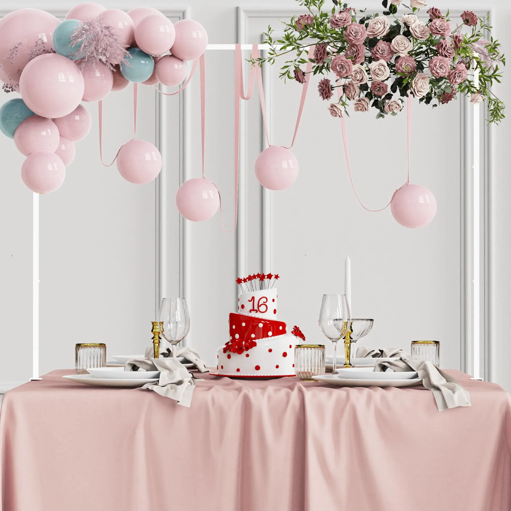 

Металлическая регулируемая подставка для воздушных шаров