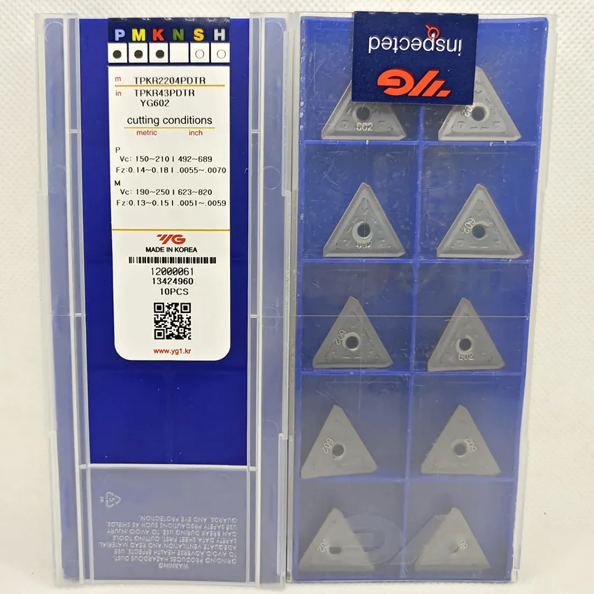 

Фрезерные вставки YG602 TPKN2204PDTR TPKR2204PDTR 10 шт.
