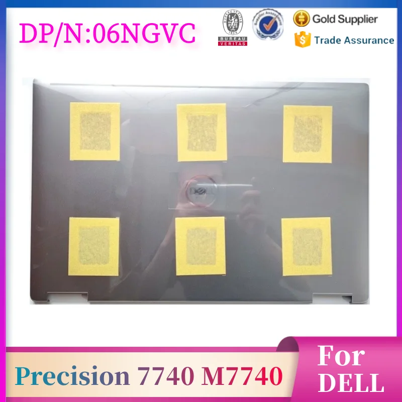 

New original 06NGVC 6NGVC For Dell Precision 7740 M7740 17 Inch 7740 Laptop Silver LCD Rear Cover Top Shell Screen Lid