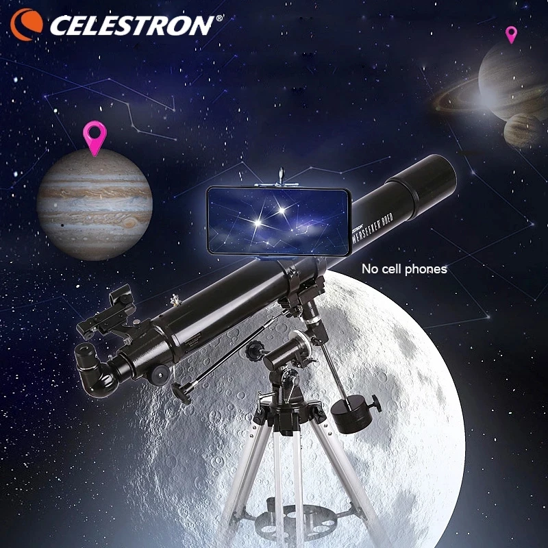 Профессиональный астрономический телескоп Celestron Powerseeker 80EQ для звездной Луны