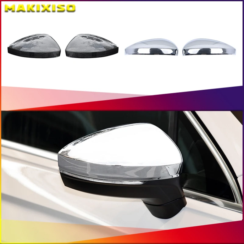 

Auto Side Rearview Mirror Cover Wing Mirror Shell Cap Housing For VW Tiguan 2017 2018