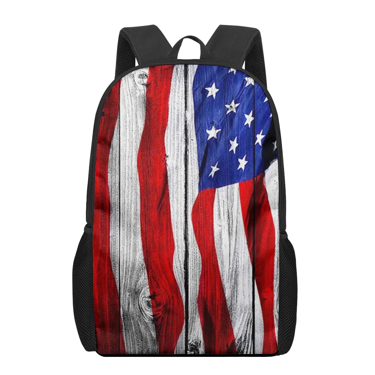 USA American flag 3D Pattern School Bag for Children Girls Boys Casual Book Bags Kids Backpack Boys Girls Schoolbags Bagpack