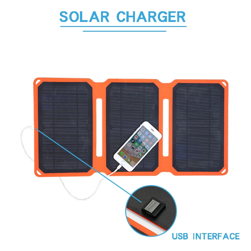 

solar panel camping mobile phone charging bank camera speaker foldable 45W charger suitable for iPhone/Huawei/Samsung out