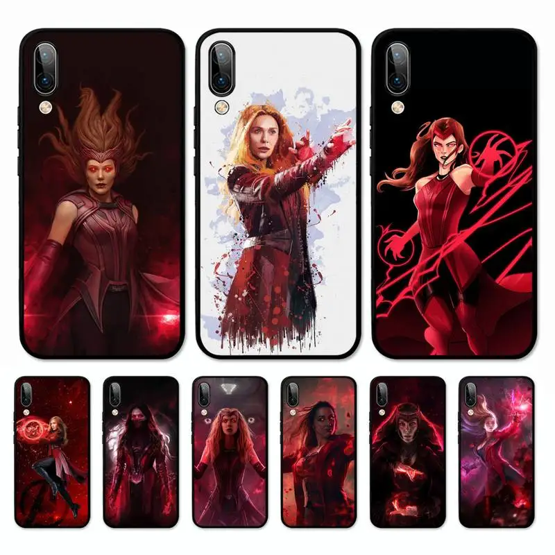 

Disney Scarlet Witch Phone Case For OPPO A9 A7 A3S A1K F5 Reno 2 Z Realme 6 5 Pro C3 Vivo Y91C Y51 Y31 Y19 Y17 Y11 V17